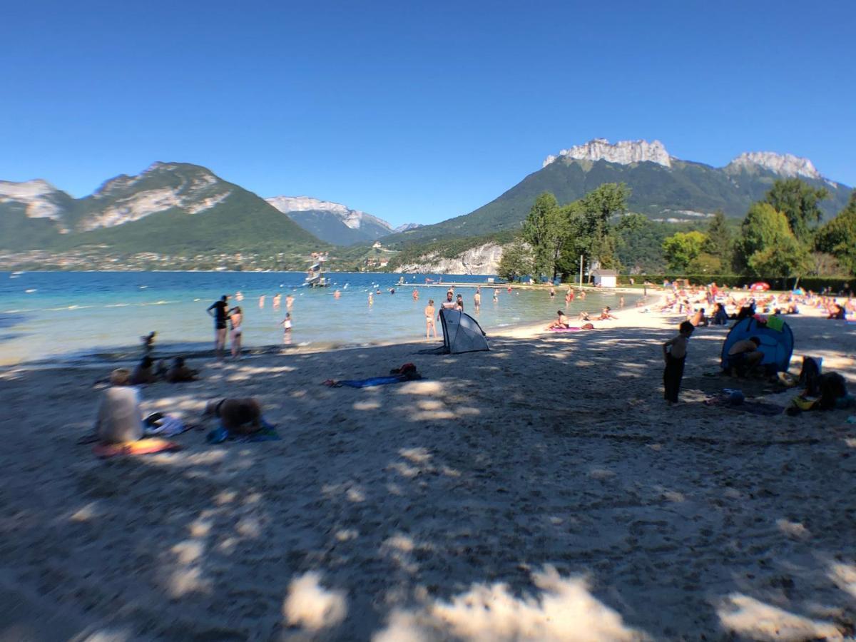 Entre Lac Et Montagne, Proche Centre De St Jorioz, Spacieux Et Confortable Appartement Avec Grande Terrasse Saint-Jorioz Luaran gambar