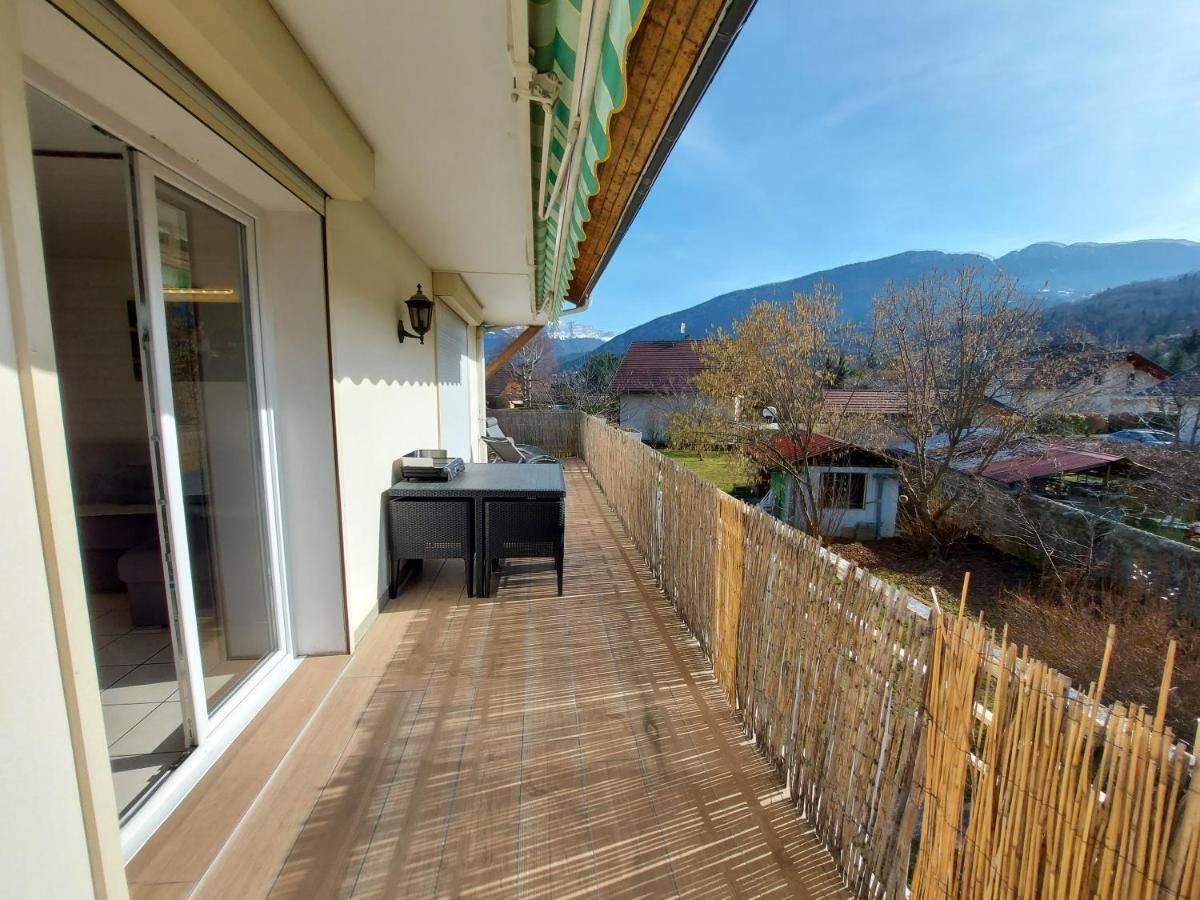 Entre Lac Et Montagne, Proche Centre De St Jorioz, Spacieux Et Confortable Appartement Avec Grande Terrasse Saint-Jorioz Luaran gambar