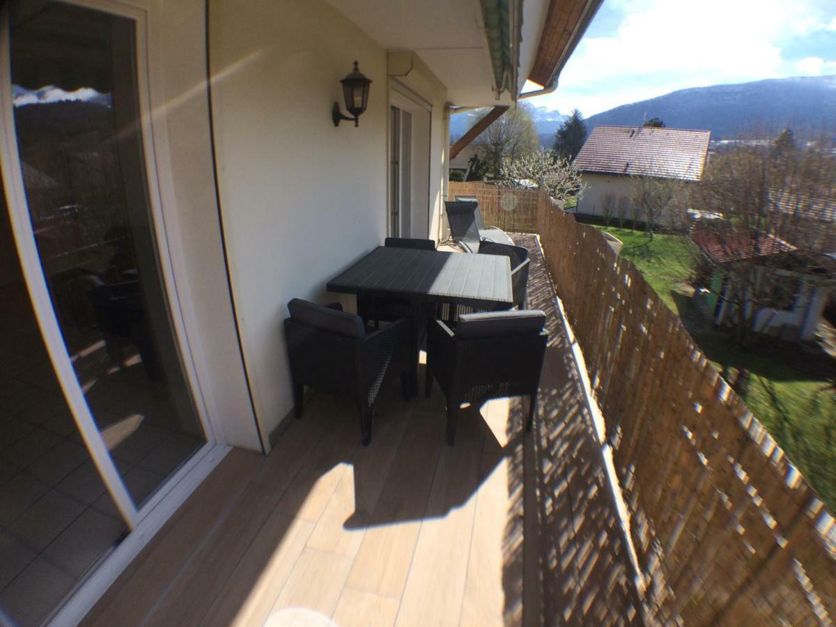 Entre Lac Et Montagne, Proche Centre De St Jorioz, Spacieux Et Confortable Appartement Avec Grande Terrasse Saint-Jorioz Luaran gambar